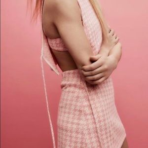 SOLD. BNWT Zara 2-Piece Houndstooth Retro Set